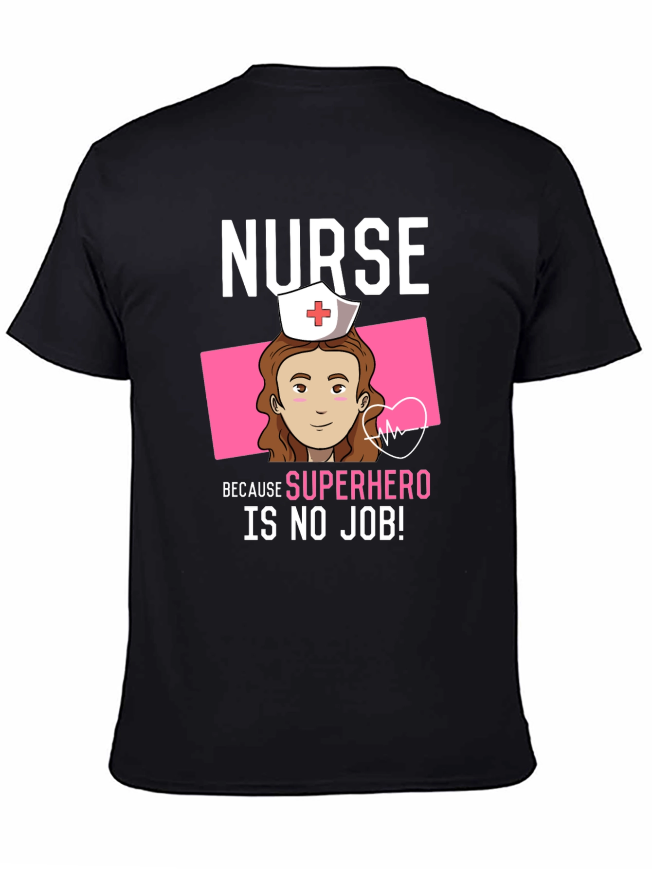 Nurse Superhero Graphic T-Shirt