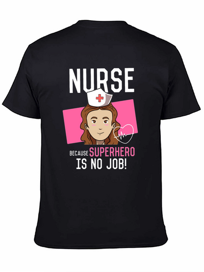 Nurse Superhero Graphic T-Shirt