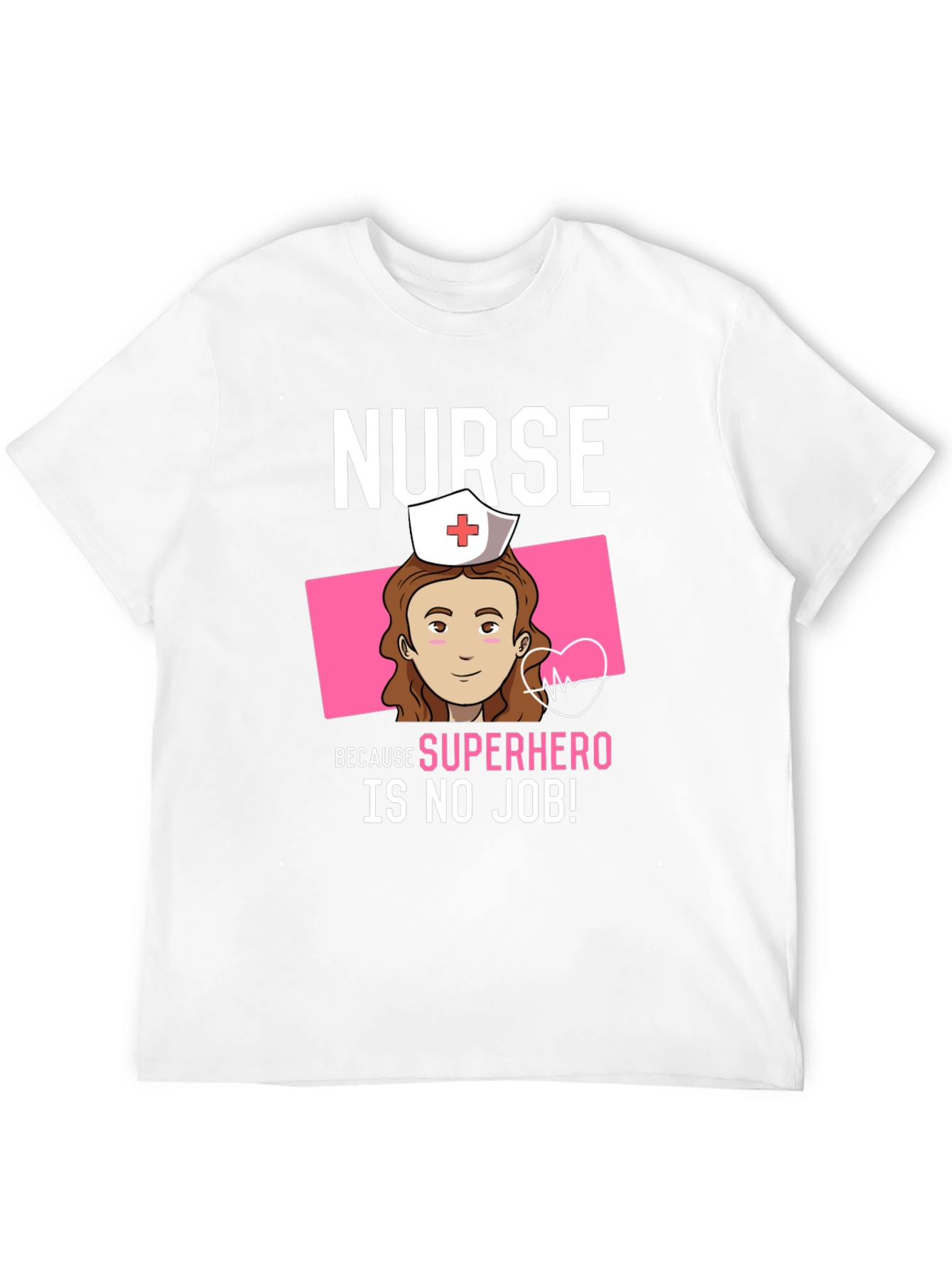 Nurse Superhero Graphic T-Shirt