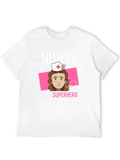 Nurse Superhero Graphic T-Shirt