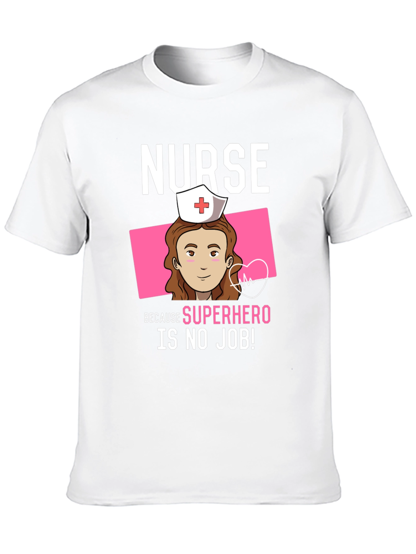 Nurse Superhero Graphic T-Shirt