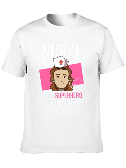 Nurse Superhero Graphic T-Shirt