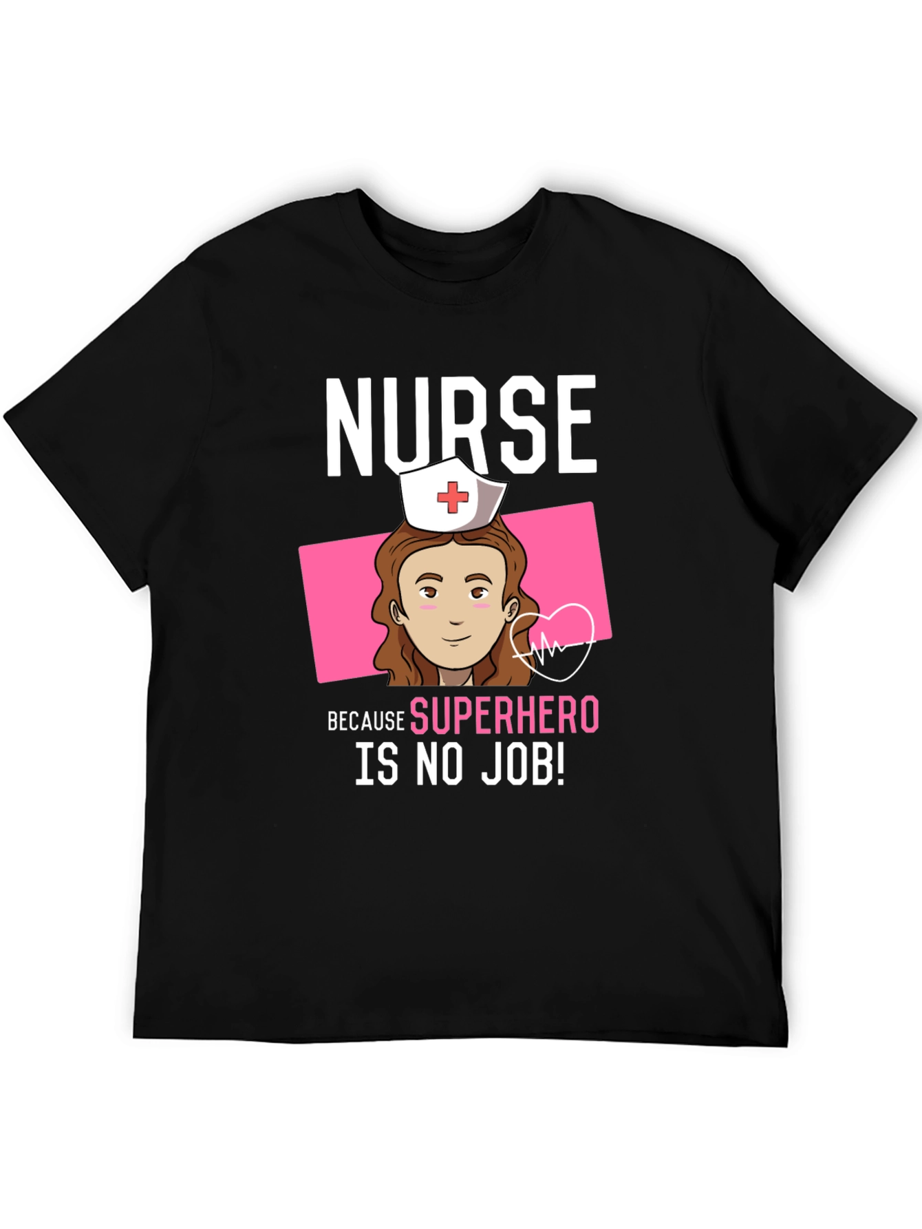 Nurse Superhero Graphic T-Shirt
