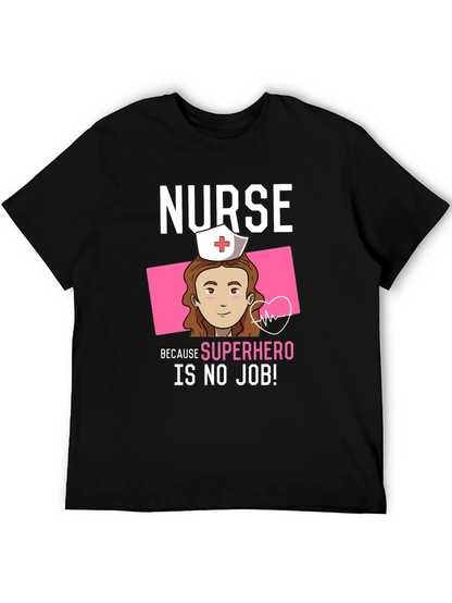 Nurse Superhero Graphic T-Shirt