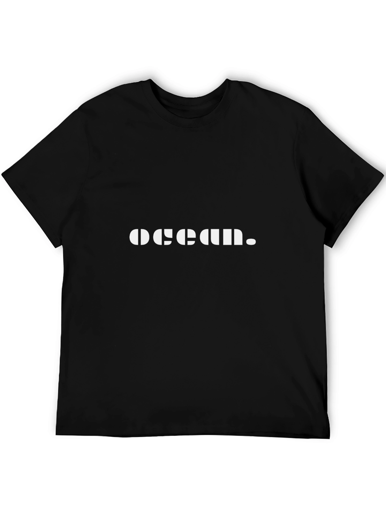 Ocean Graphic Print Crew Neck T-Shirt