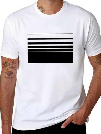 Striped Black T-Shirt - Modern Casual Style
