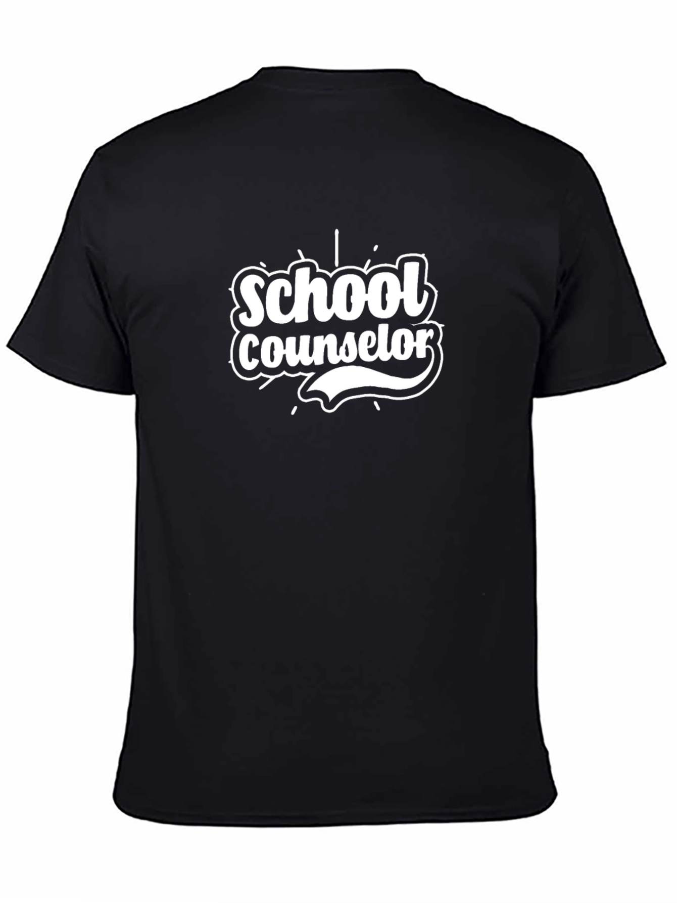 School Counselor T-Shirt - Black