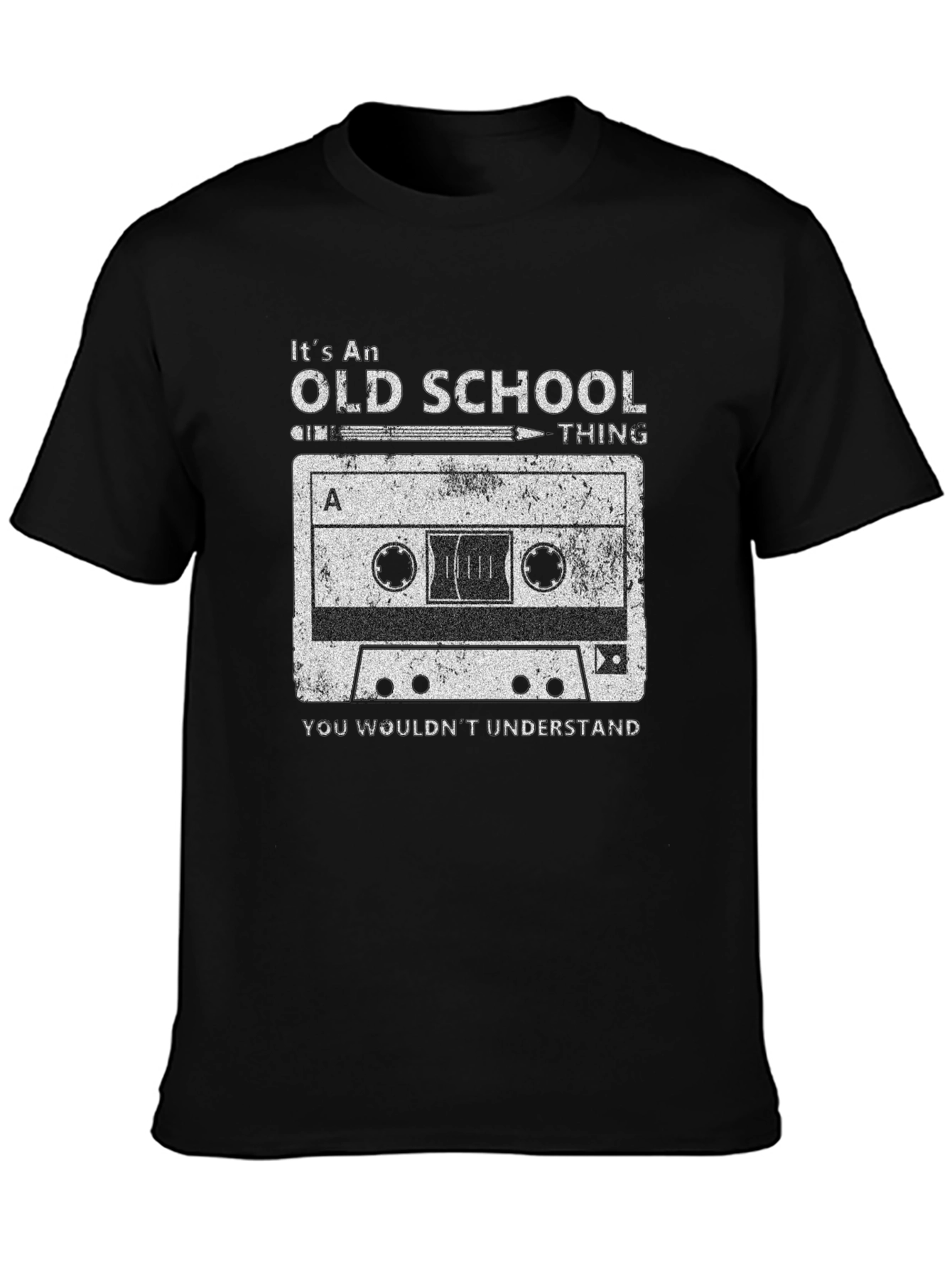 Old School Cassette Tape Graphic T-Shirt