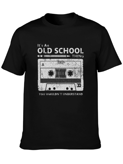 Old School Cassette Tape Graphic T-Shirt