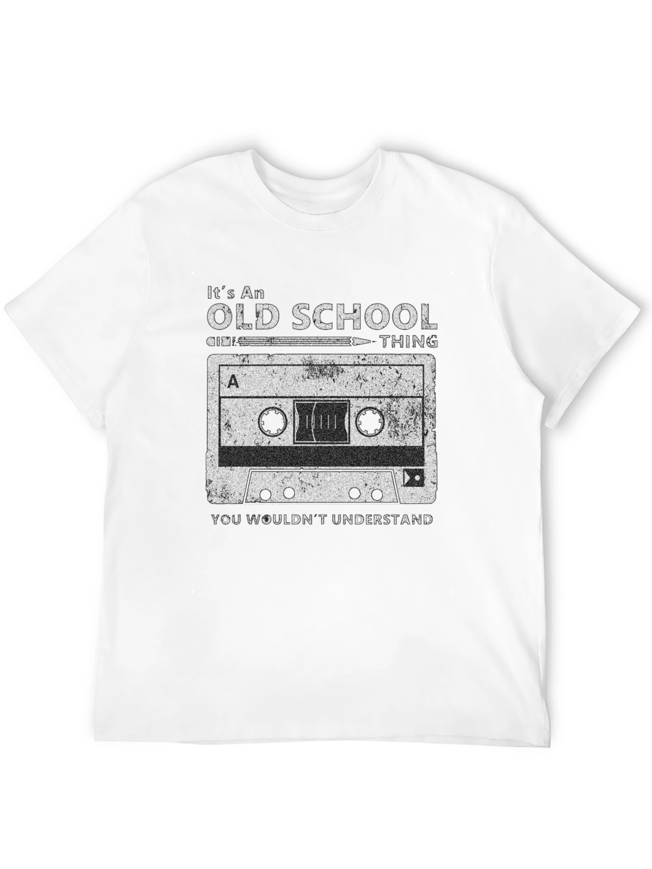 Old School Cassette Tape Graphic T-Shirt