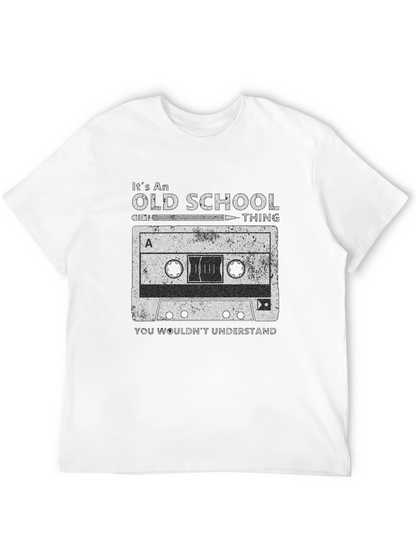 Old School Cassette Tape Graphic T-Shirt