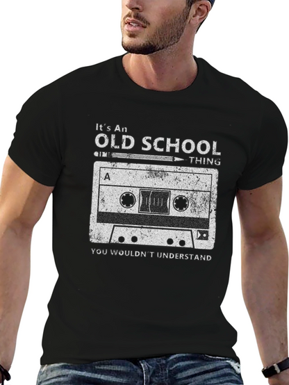 Old School Cassette Tape Graphic T-Shirt