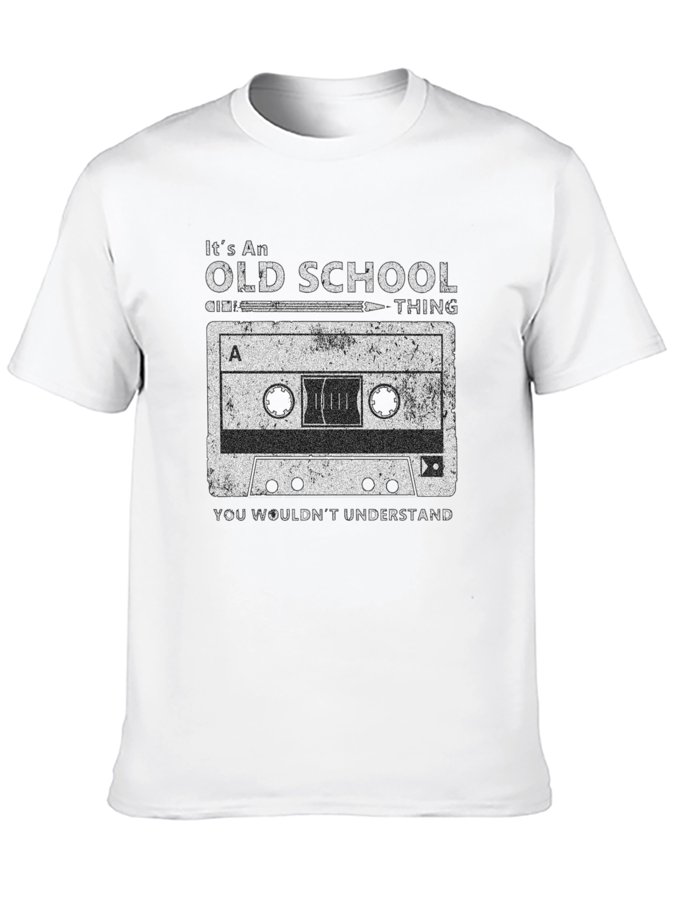 Old School Cassette Tape Graphic T-Shirt