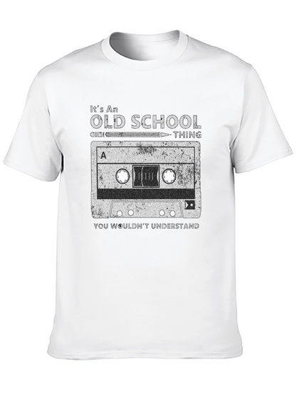 Old School Cassette Tape Graphic T-Shirt