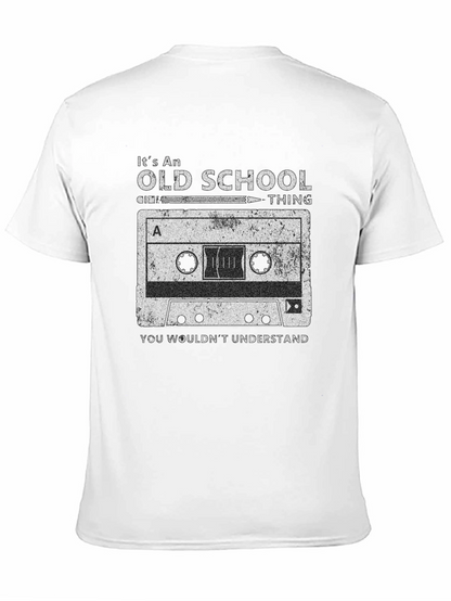 Old School Cassette Tape Graphic T-Shirt