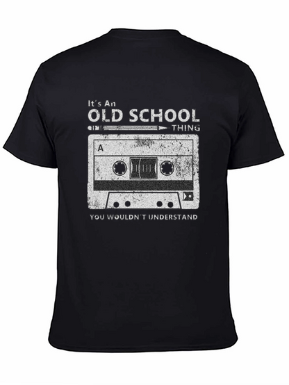 Old School Cassette Tape Graphic T-Shirt