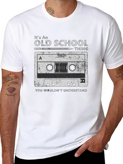 Old School Cassette Tape Graphic T-Shirt