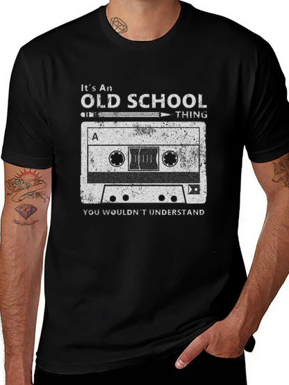 Old School Cassette Tape Graphic T-Shirt