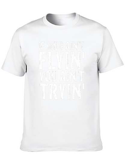Mud Flyin T-Shirt - Mens Black Graphic Tee