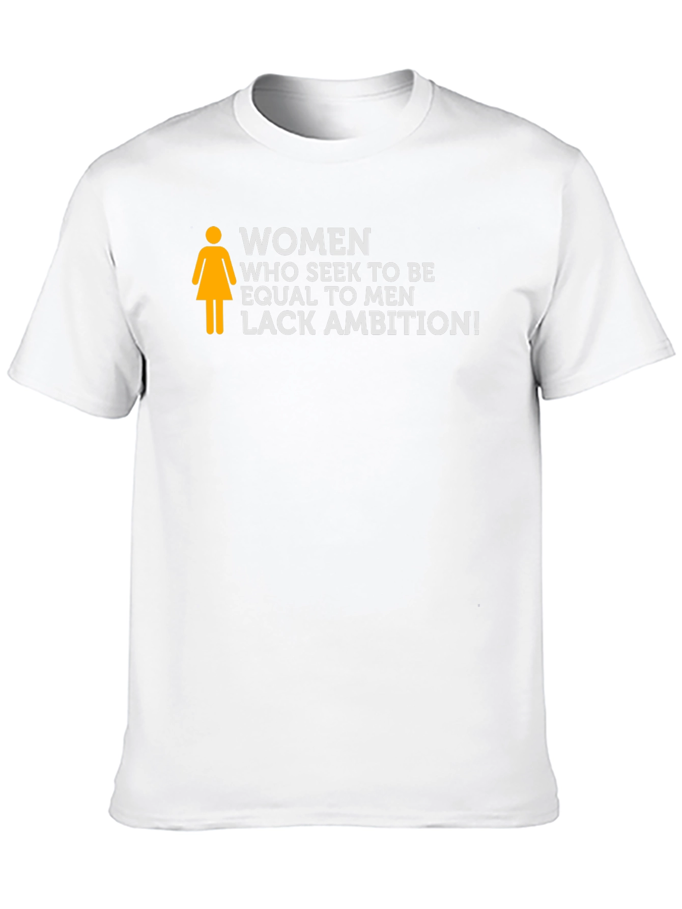 Women Lack Ambition Slogan Tee