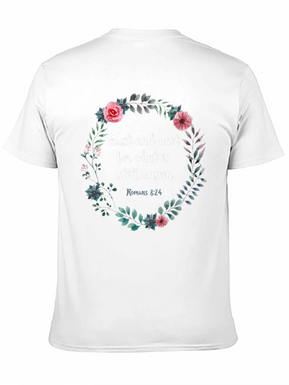 Trust & Wait Floral Graphic Tee