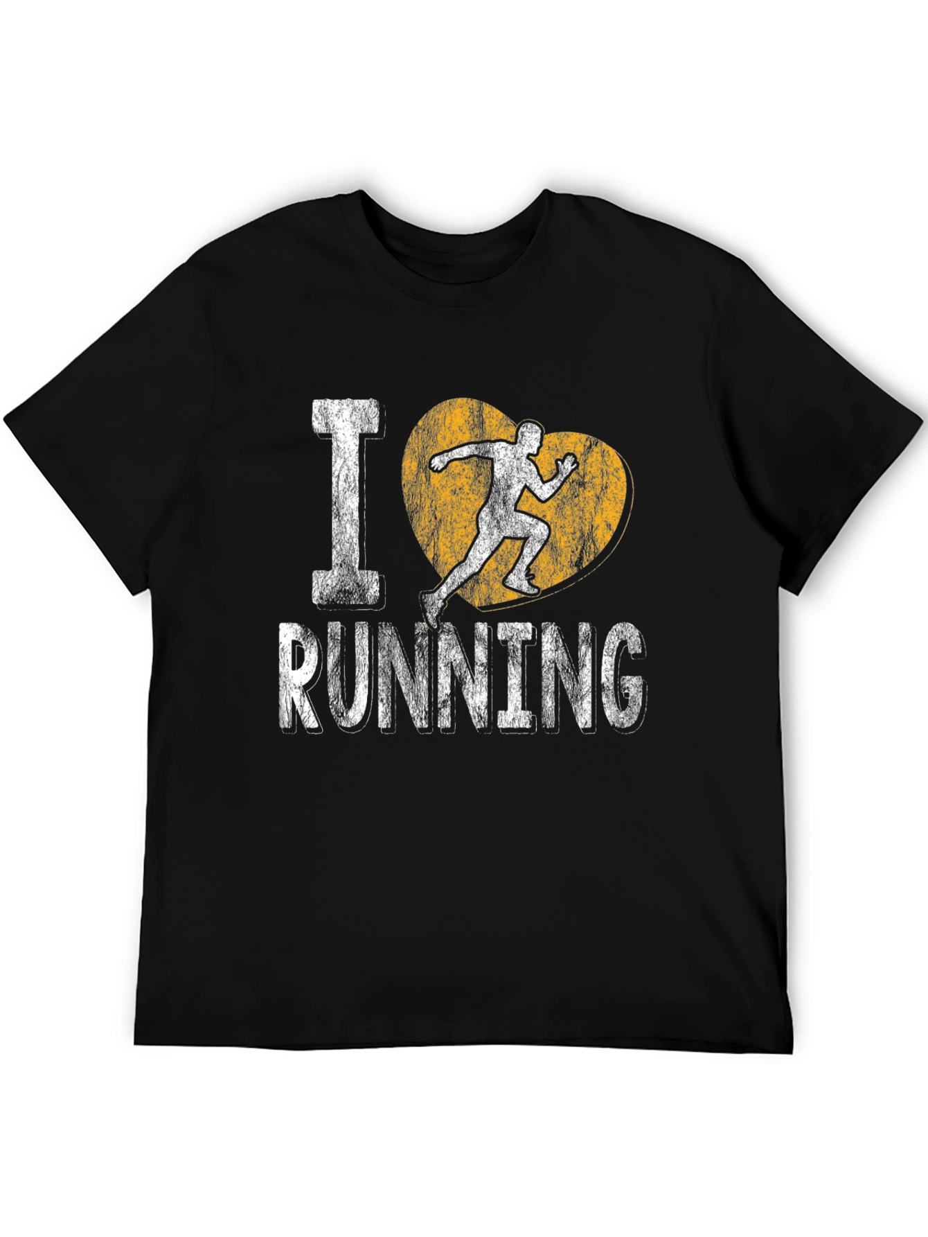 I Heart Running T-Shirt - Black