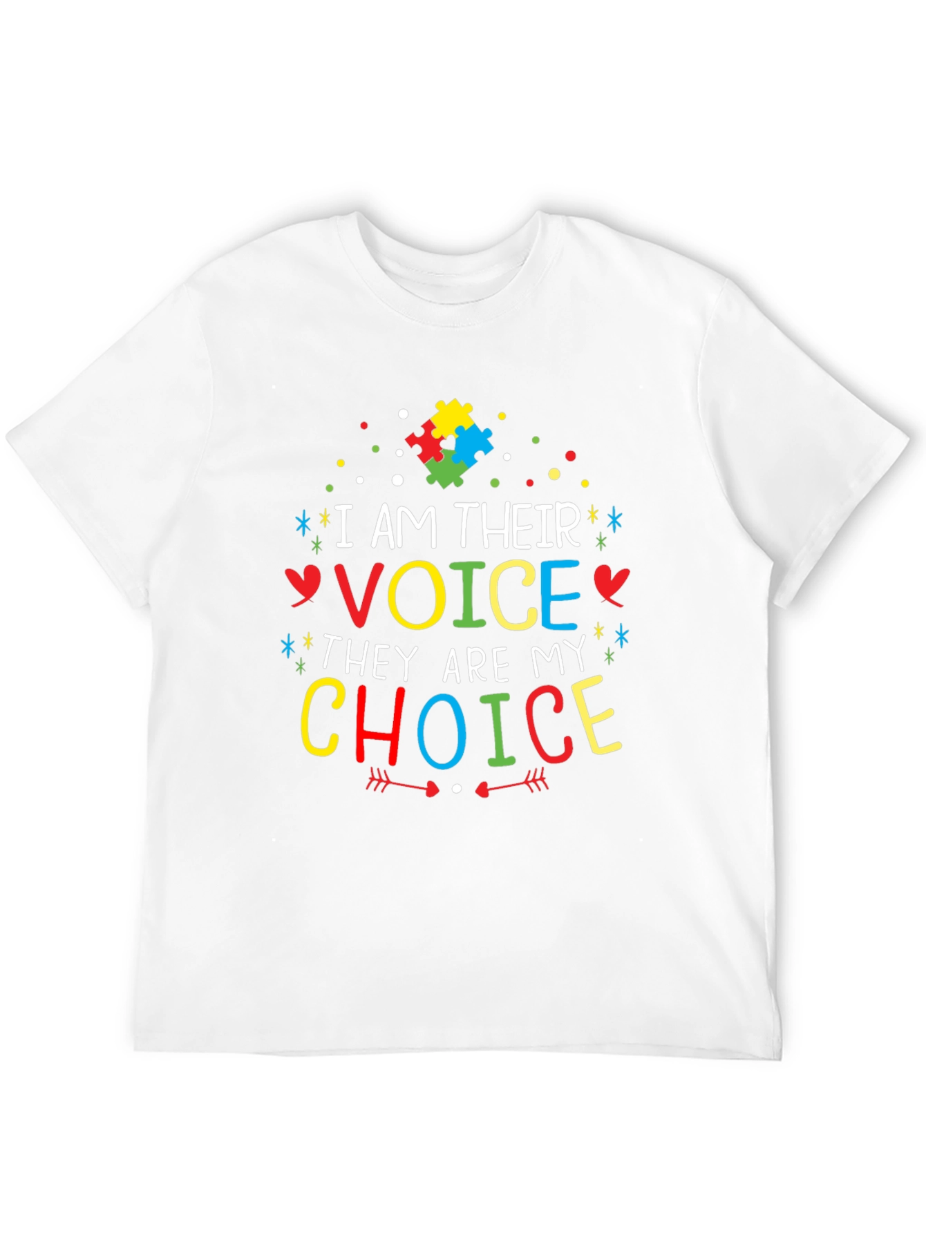 Autism Awareness T-Shirt - I am Their Voice
