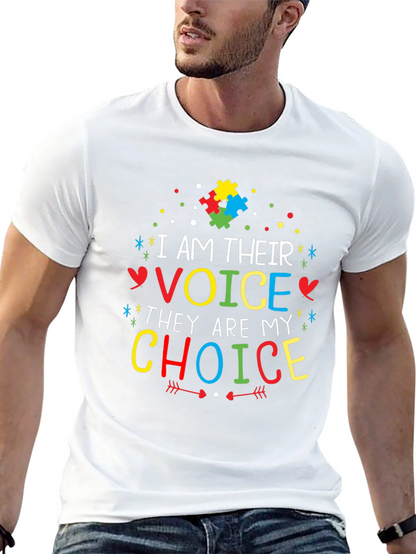 Autism Awareness T-Shirt - I am Their Voice
