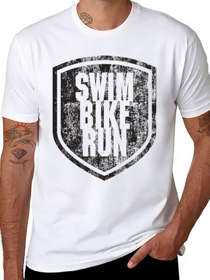 Swim Bike Run Triathlon T-Shirt