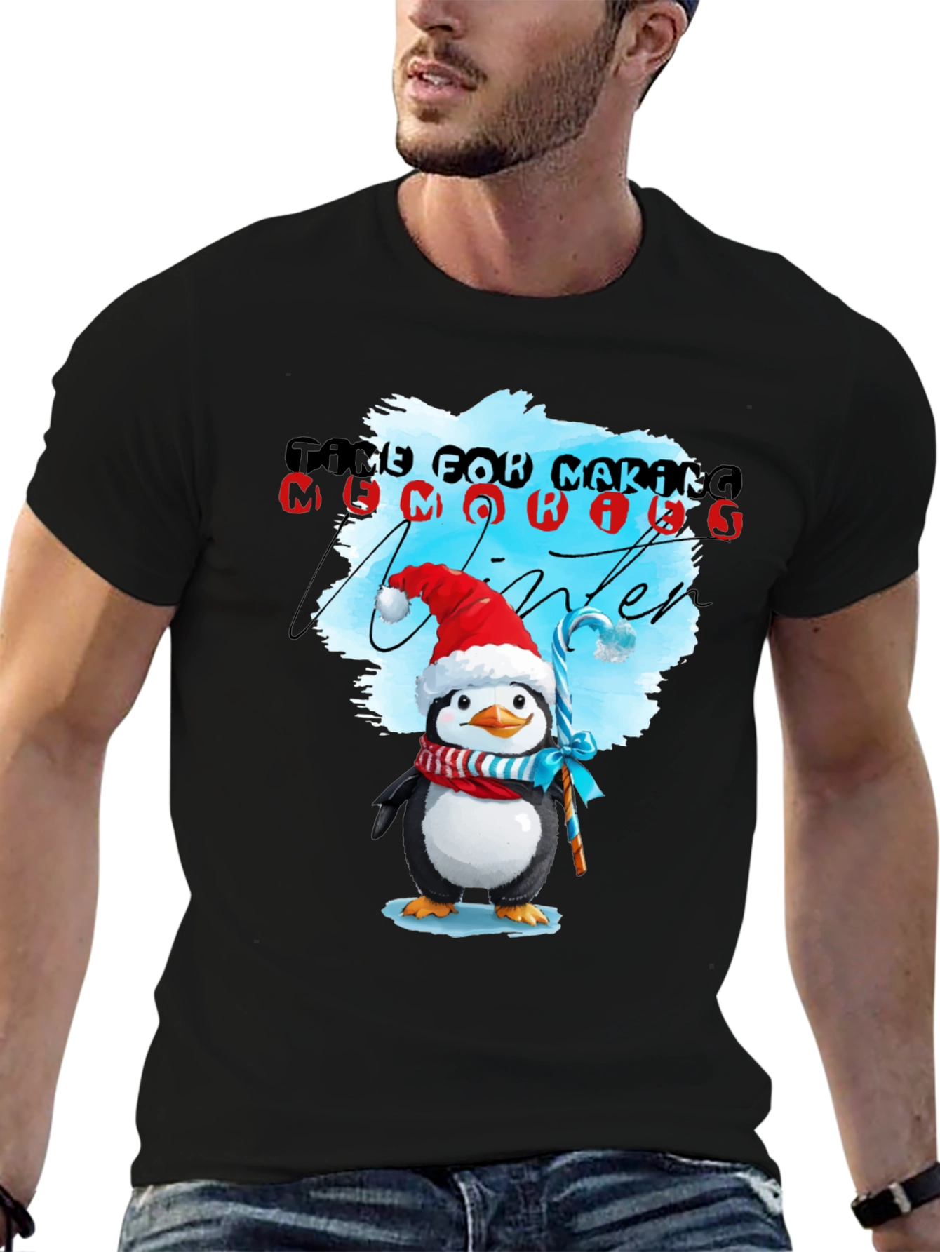 Winter Penguin T-Shirt: Time for Making Memories