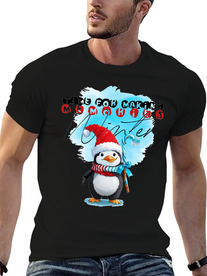 Winter Penguin T-Shirt: Time for Making Memories