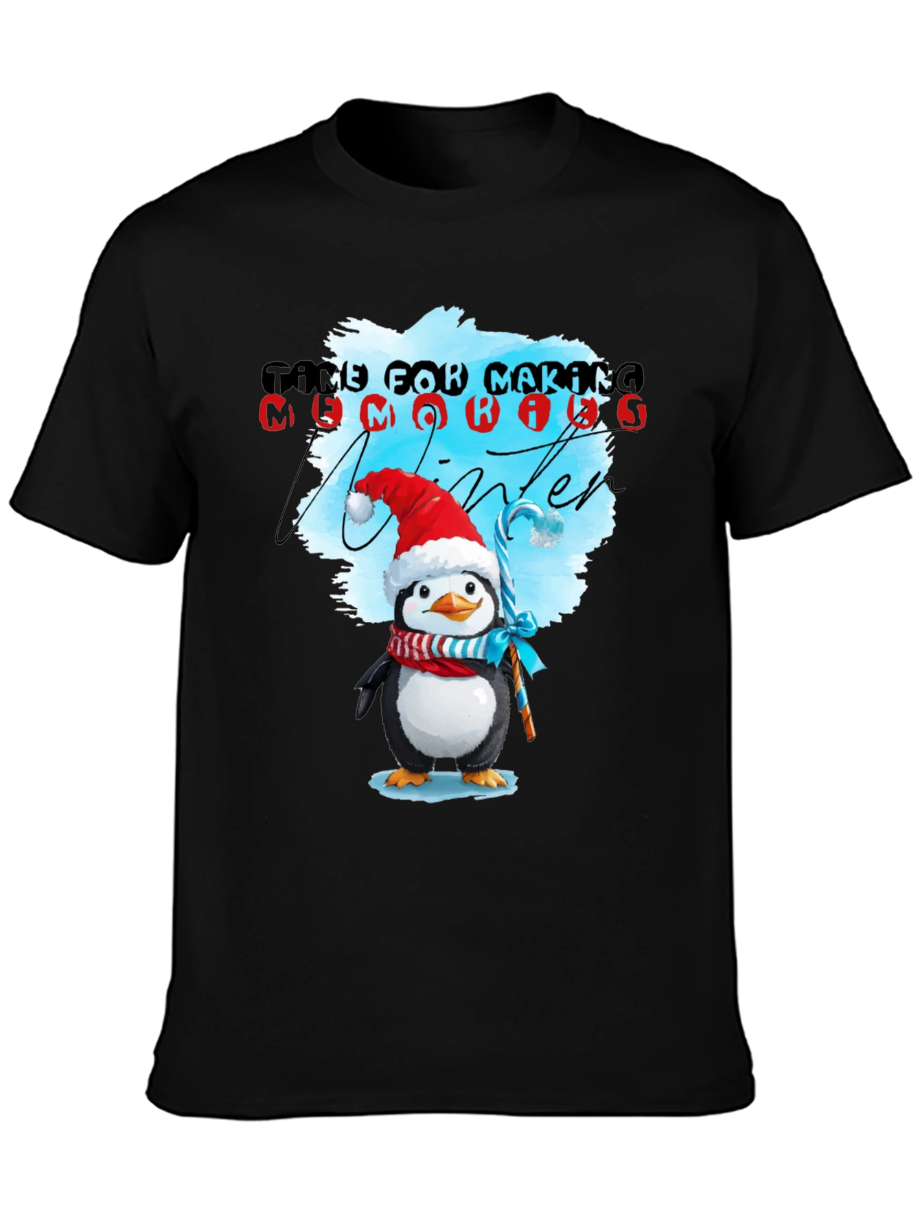 Winter Penguin T-Shirt: Time for Making Memories