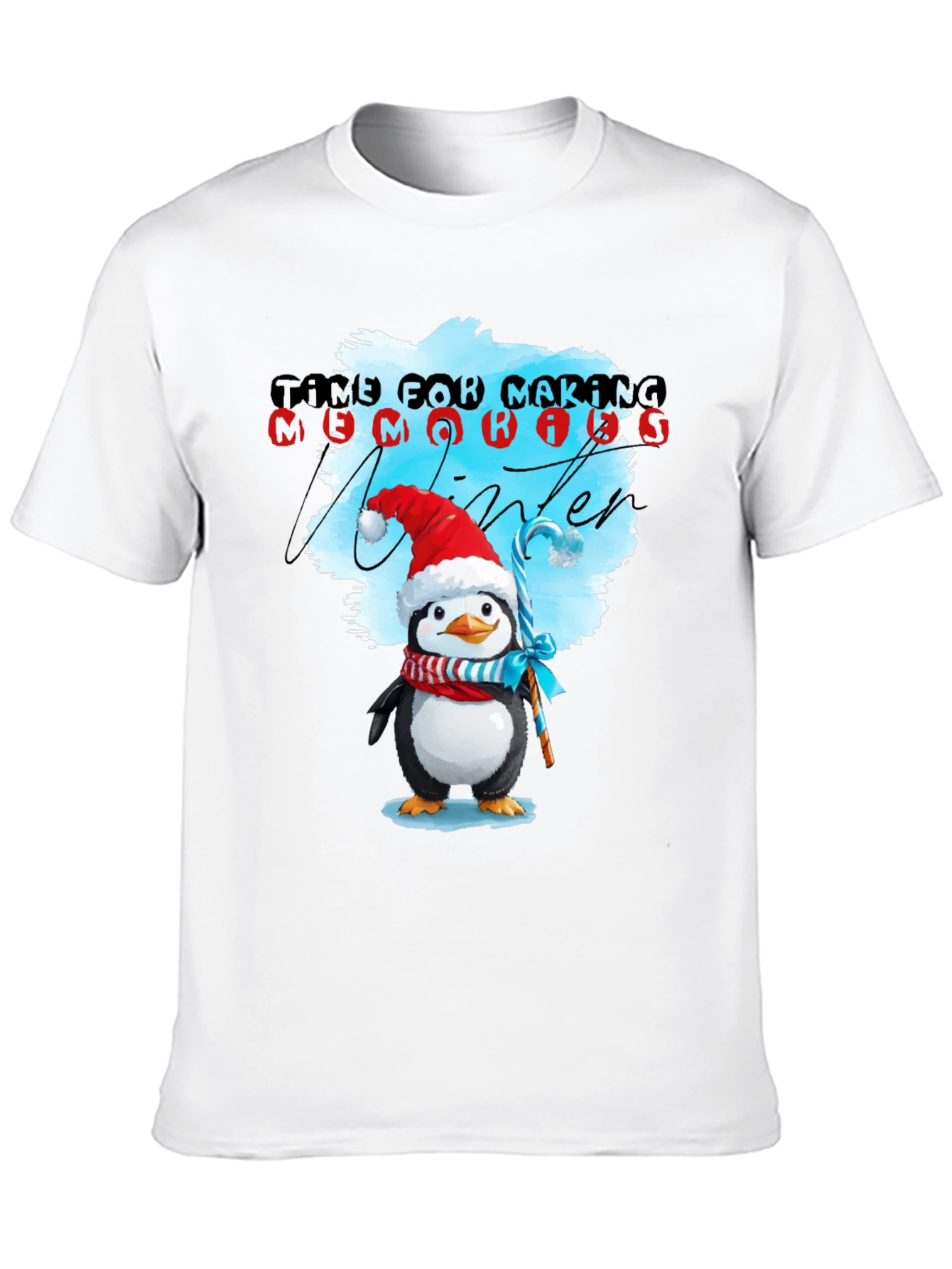 Winter Penguin T-Shirt: Time for Making Memories