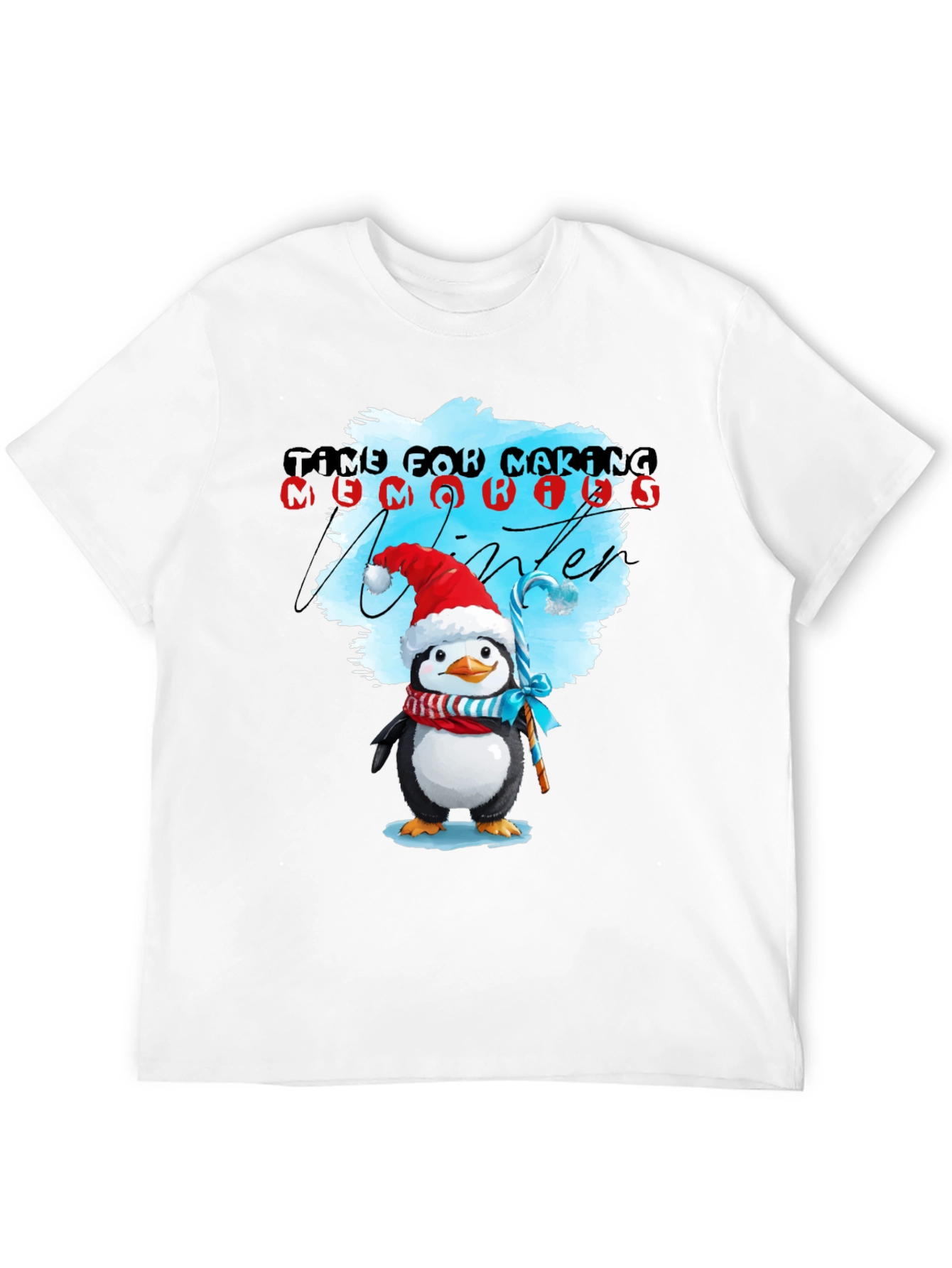 Winter Penguin T-Shirt: Time for Making Memories