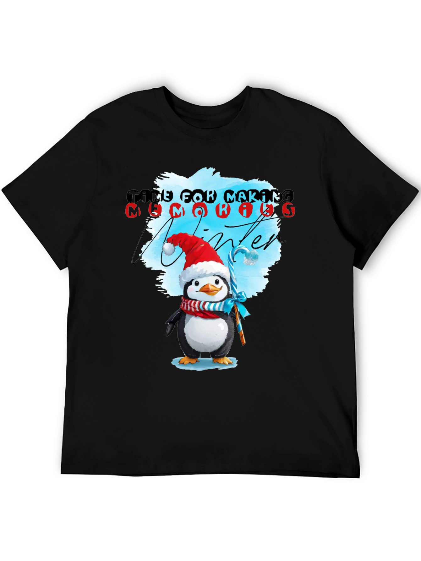 Winter Penguin T-Shirt: Time for Making Memories