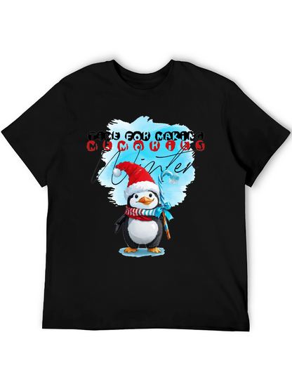 Winter Penguin T-Shirt: Time for Making Memories