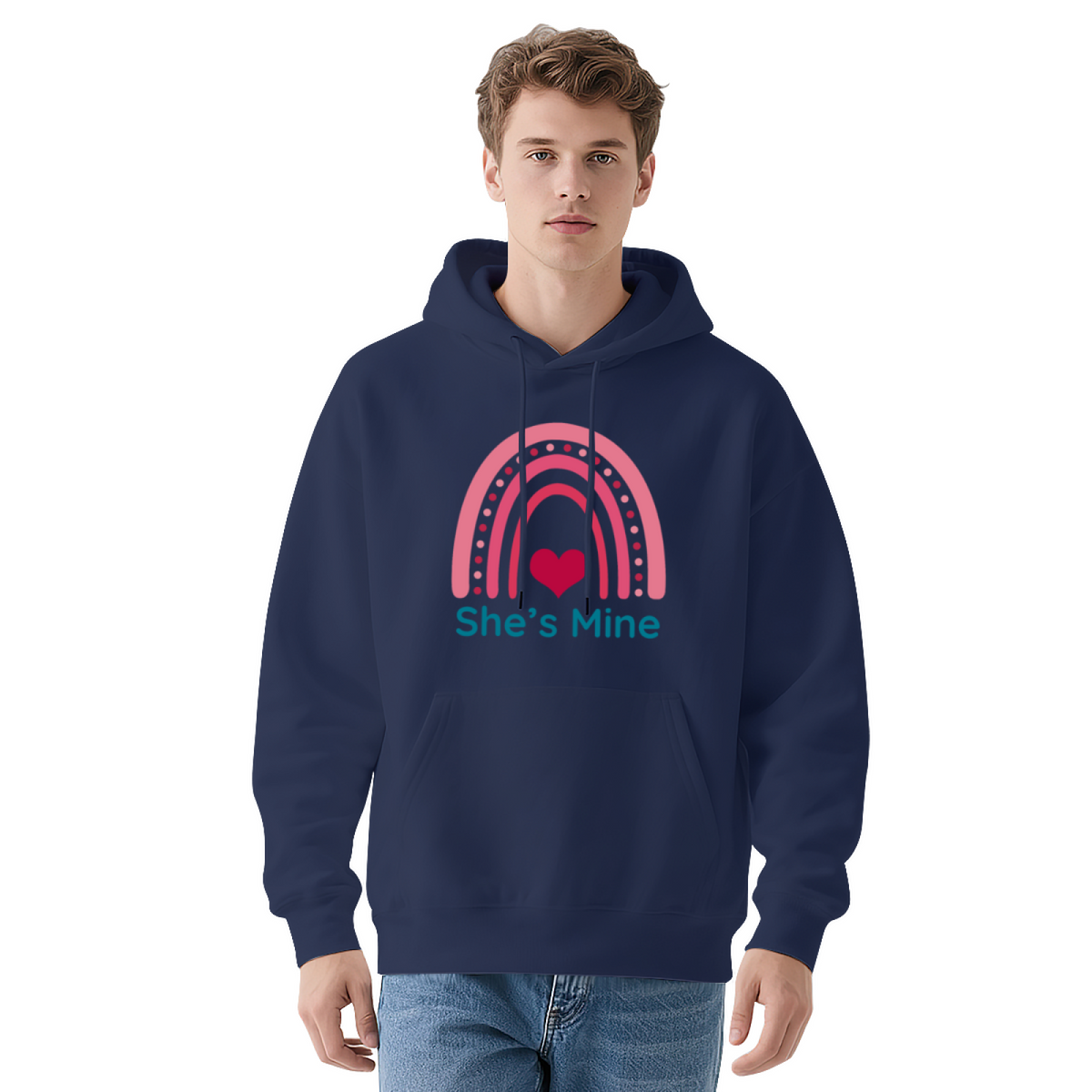Trendy Hooded Sweatshirt - Inspirational Quote