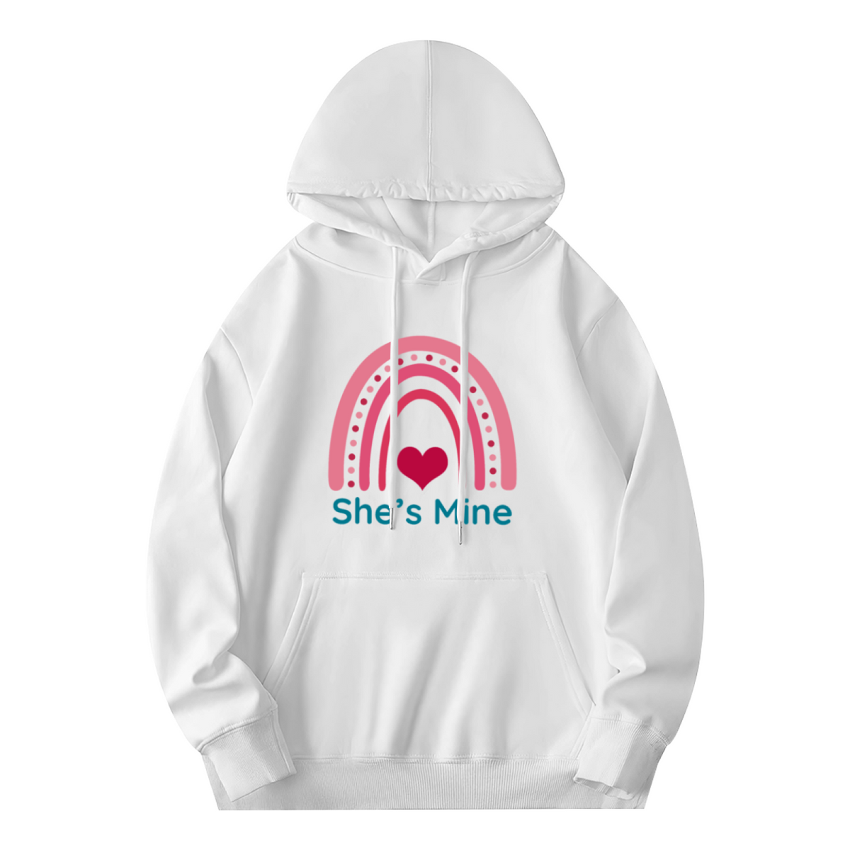 Trendy Hooded Sweatshirt - Inspirational Quote
