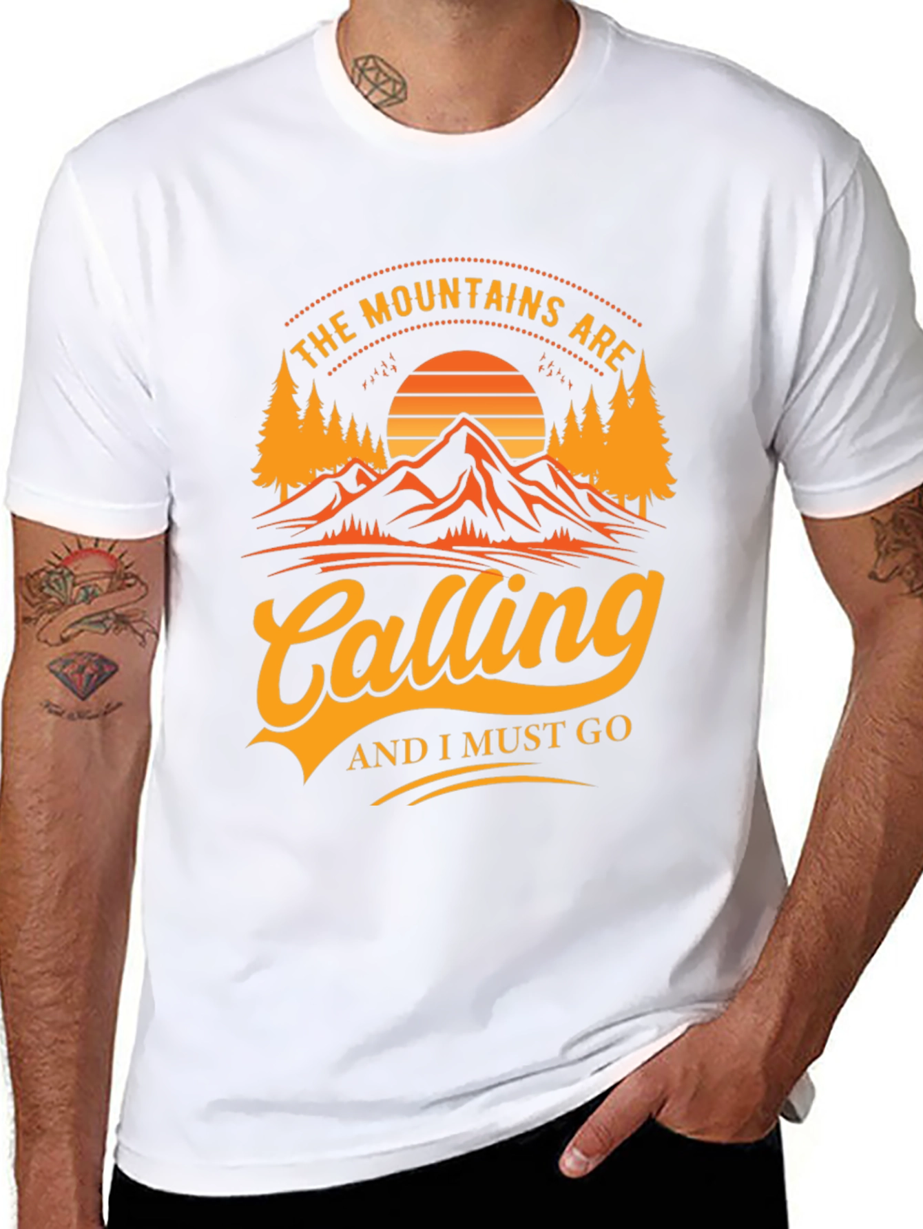 Mountains Calling Graphic Tee - Adventure Awaits!