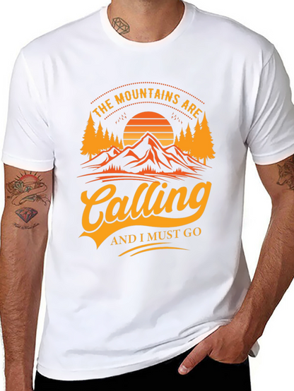 Mountains Calling Graphic Tee - Adventure Awaits!