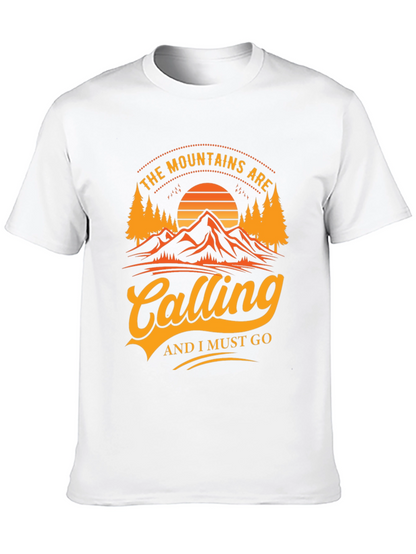 Mountains Calling Graphic Tee - Adventure Awaits!