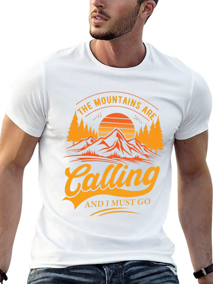Mountains Calling Graphic Tee - Adventure Awaits!