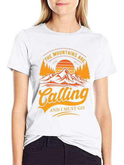 Mountains Calling Graphic Tee - Adventure Awaits!