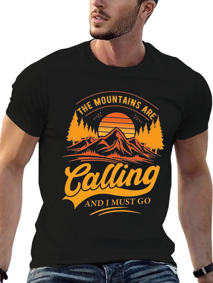 Mountains Calling Graphic Tee - Adventure Awaits!