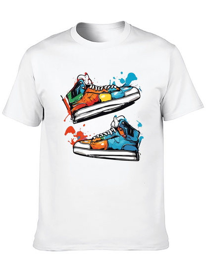 Sneaker Art Black T-Shirt
