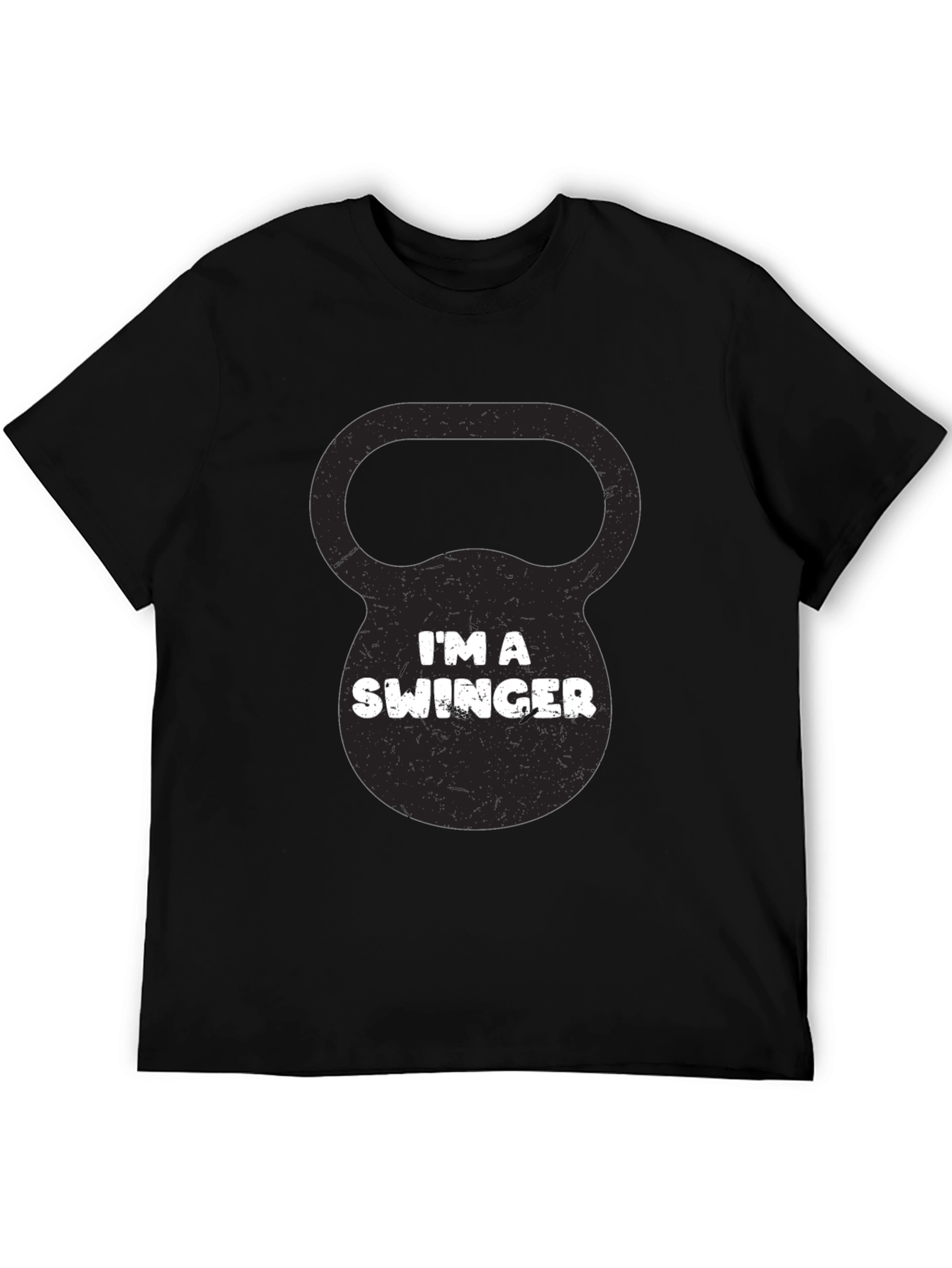 Im a Swinger Kettlebell Black Graphic Tee