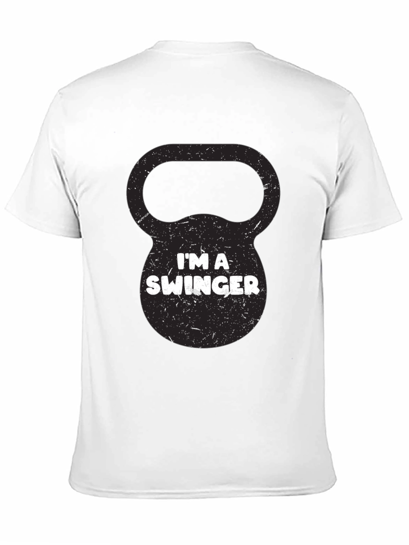 Im a Swinger Kettlebell Black Graphic Tee