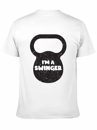 Im a Swinger Kettlebell Black Graphic Tee