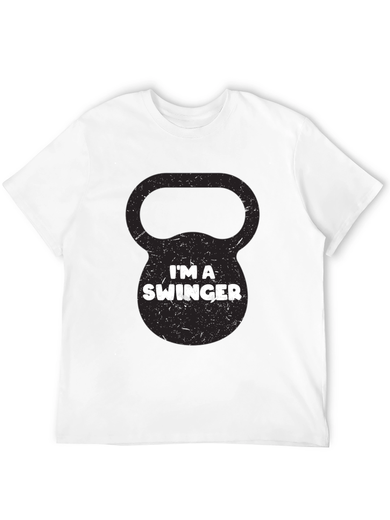 Im a Swinger Kettlebell Black Graphic Tee