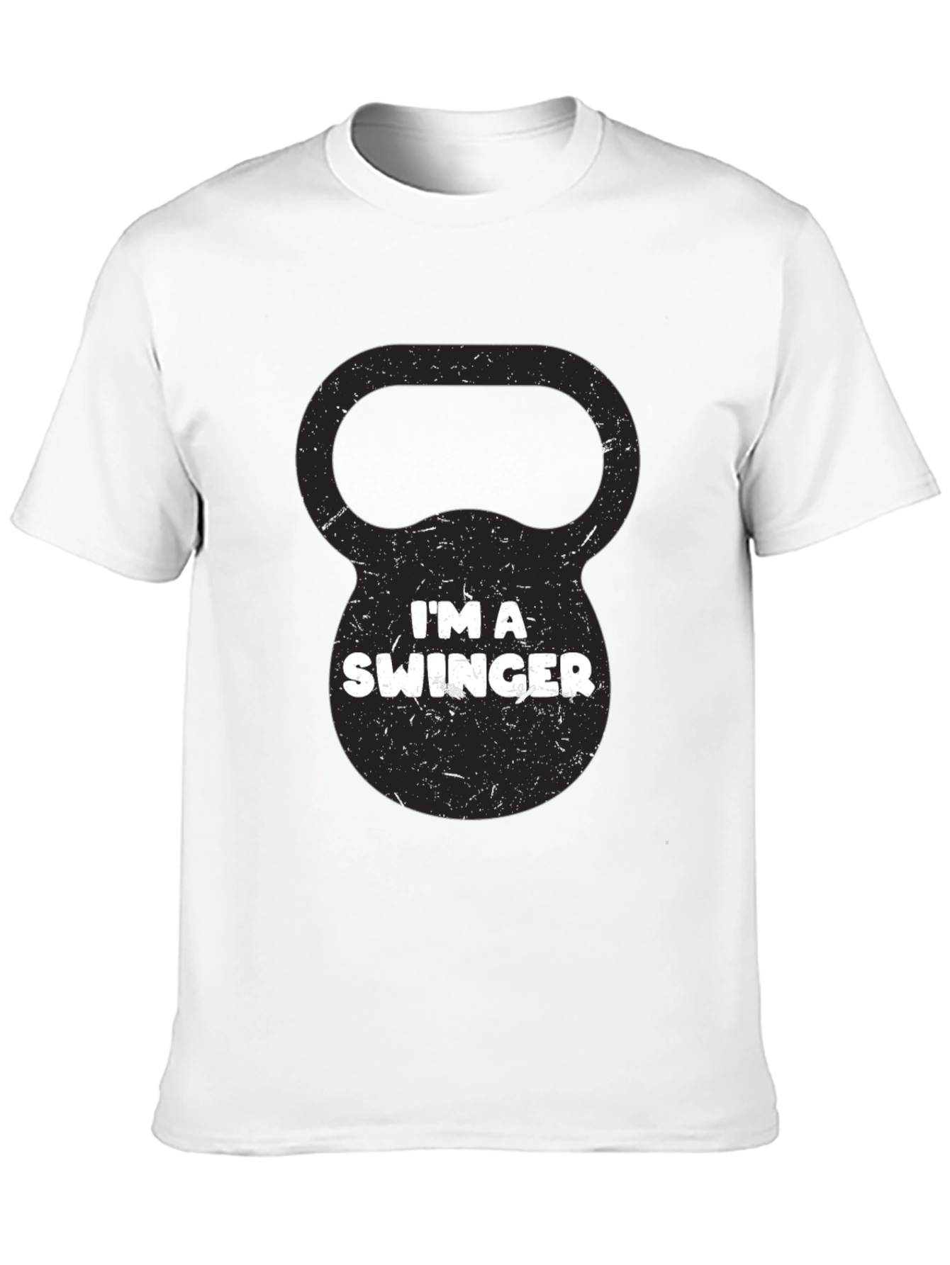 Im a Swinger Kettlebell Black Graphic Tee
